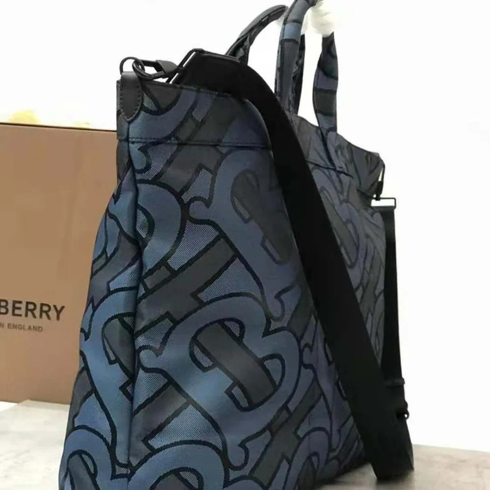 Burberry Ormond Tote with Raised Burberry Lettering for Men