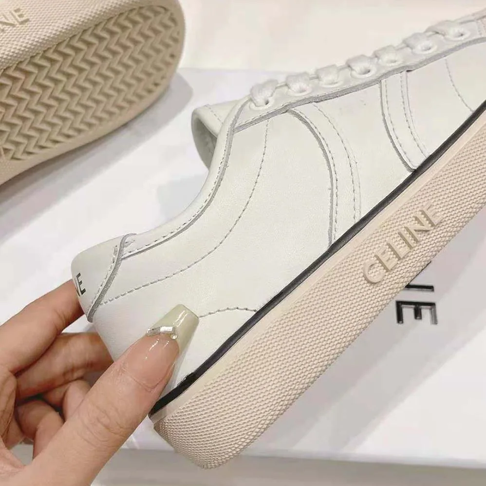 Celine As-01 Low Lace-up Celine Alan Sneaker in Calfskin for Unisex