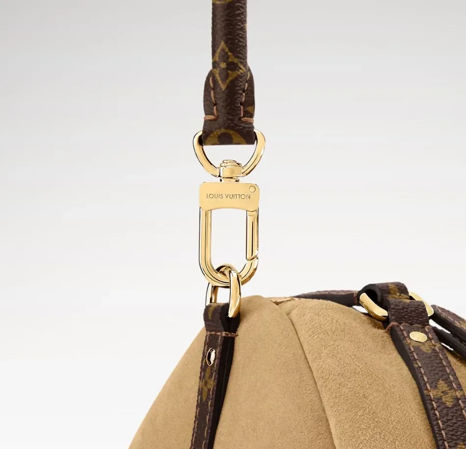 Louis Vuitton Express MM Shoulder Bag in Hazelnut Gold Hardware