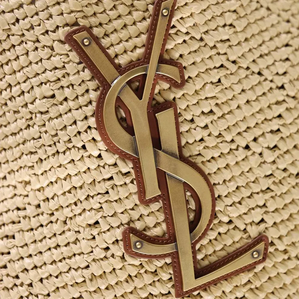 Saint Laurent YSL Icare Hobo In Raffia for Women