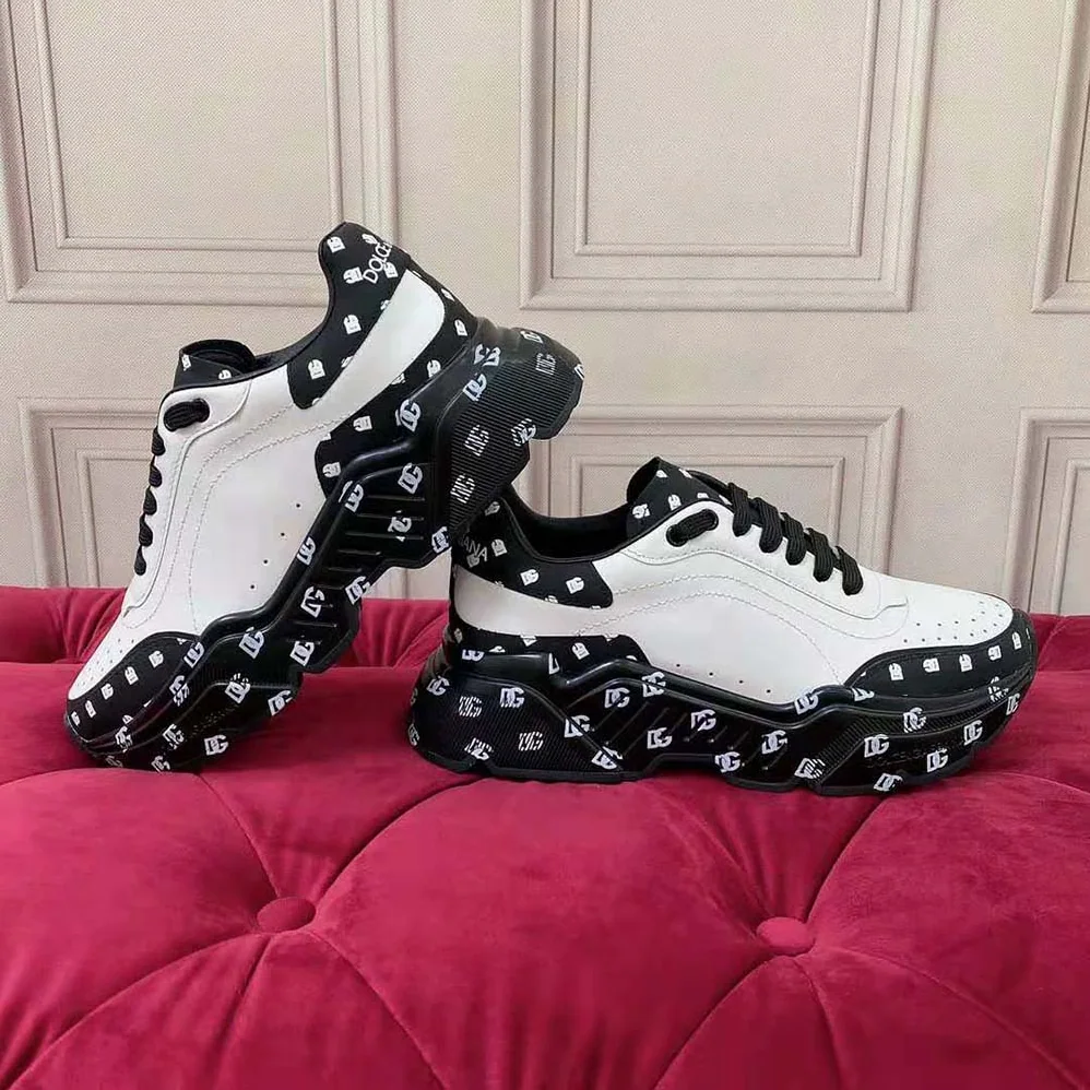 Dolce Gabbana D&G Calfskin Nappa Daymaster Sneakers for Unisex