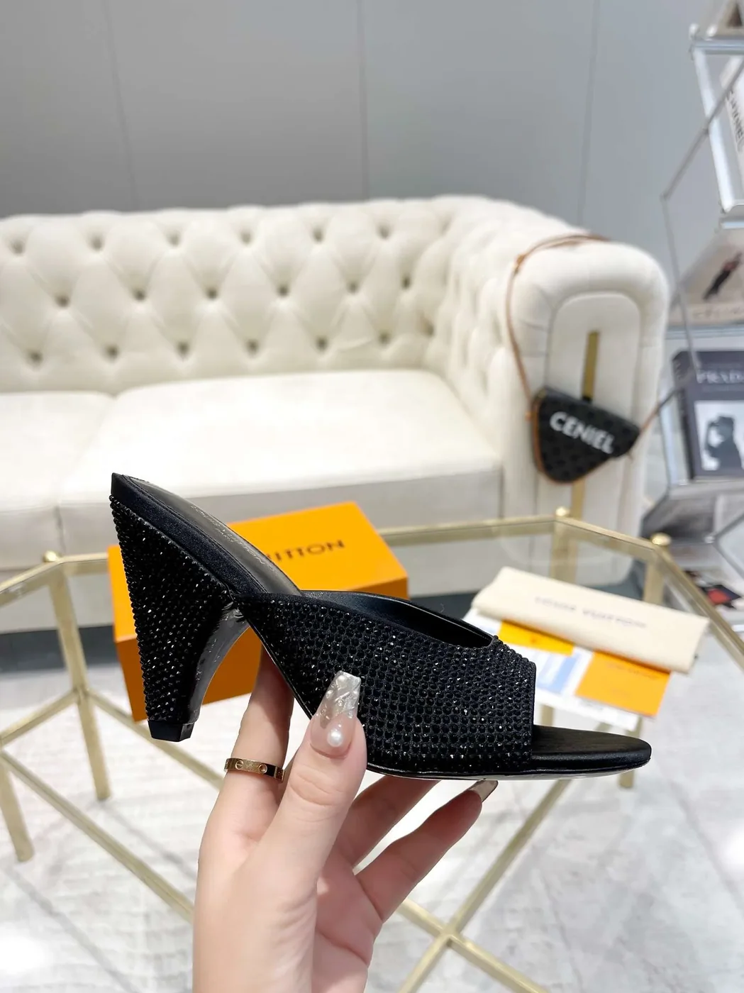 Louis Vuitton Super Mule Black