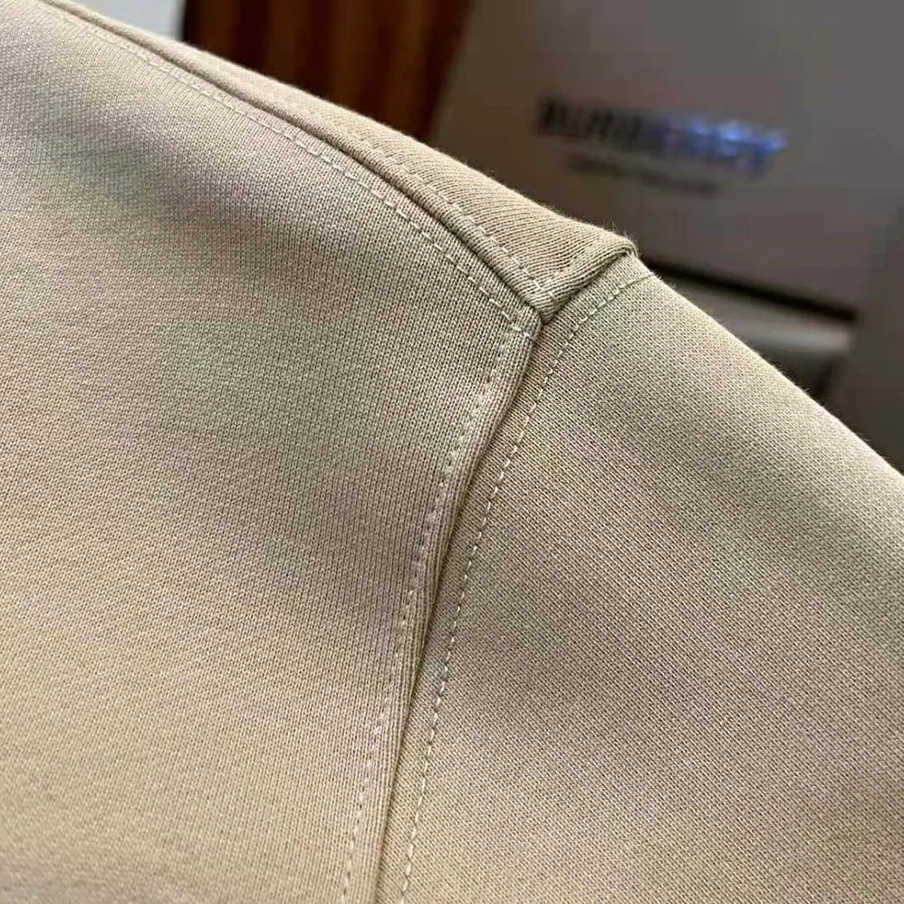 Burberry Check EKD Cotton Sweatshirt for Men in Beige