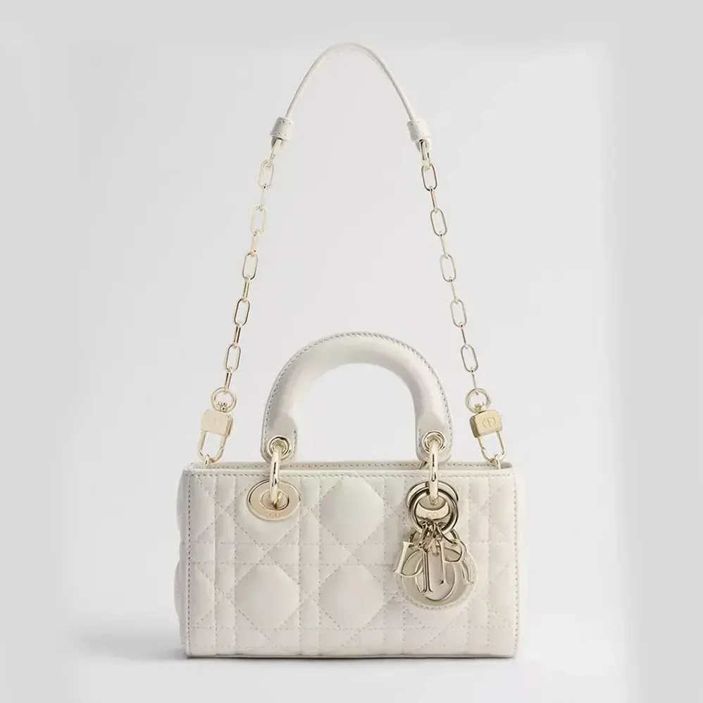 Dior Lady D-Joy Micro Bag Latte Cannage Lambskin for Women