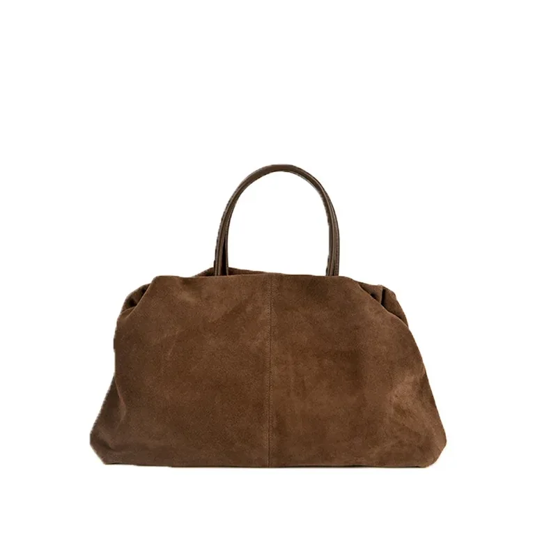 Matte Cowhide Premium Retro in style Commuter Tote Bag