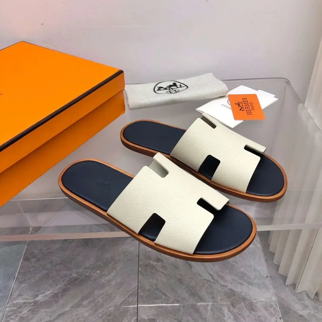 Hermes Oran Sandal White Hermes Oran Sandal White