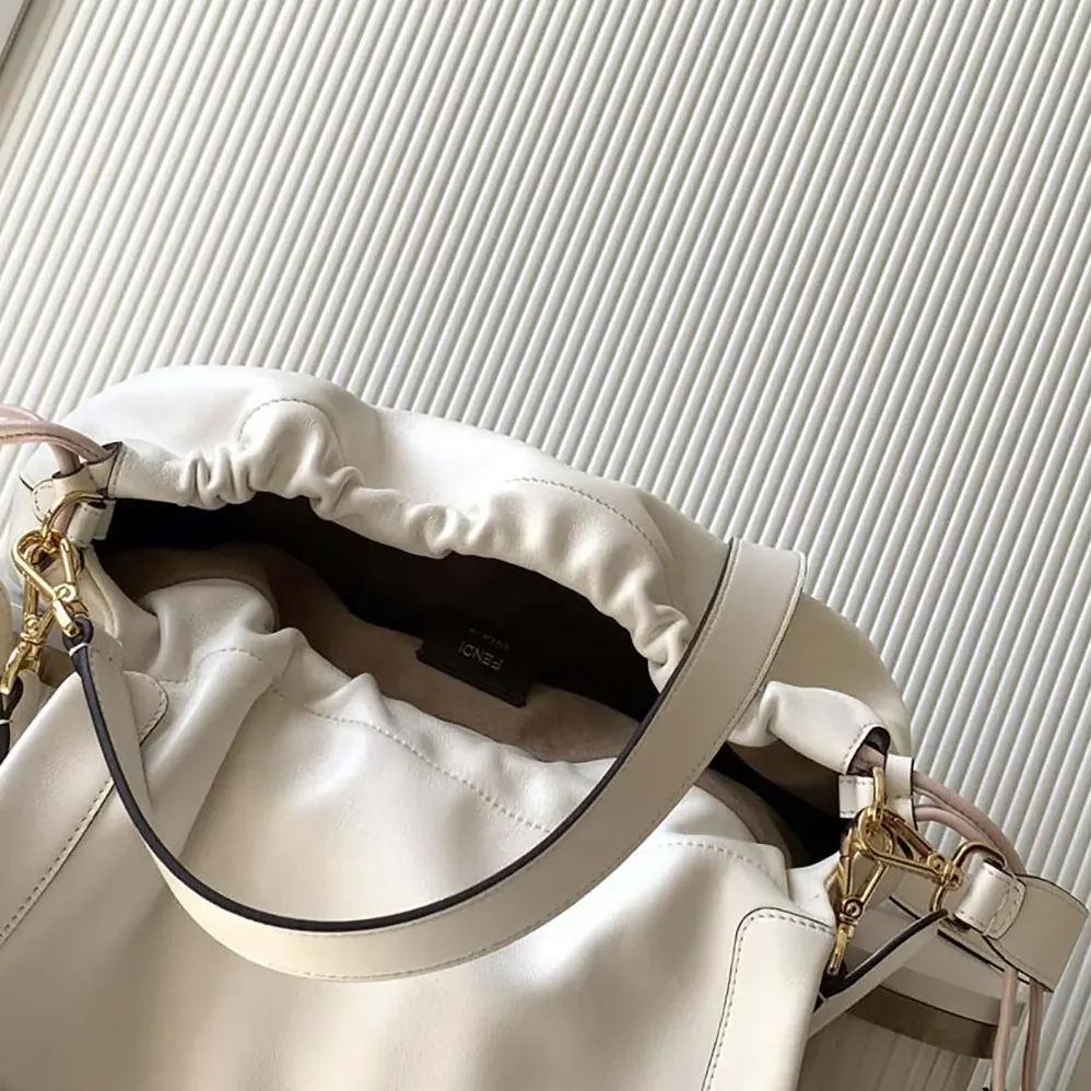 Fendi Mamma Baguette Large Nappa Leather Bag for Women