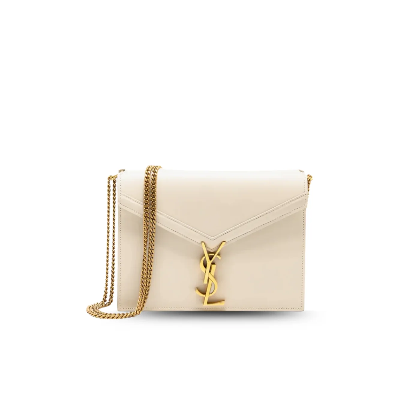 Saint Laurent Cassandra Medium Shoulder Bag in White Gold Hardware Saint Laurent Cassandra Medium Shoulder Bag in White Gold Hardware