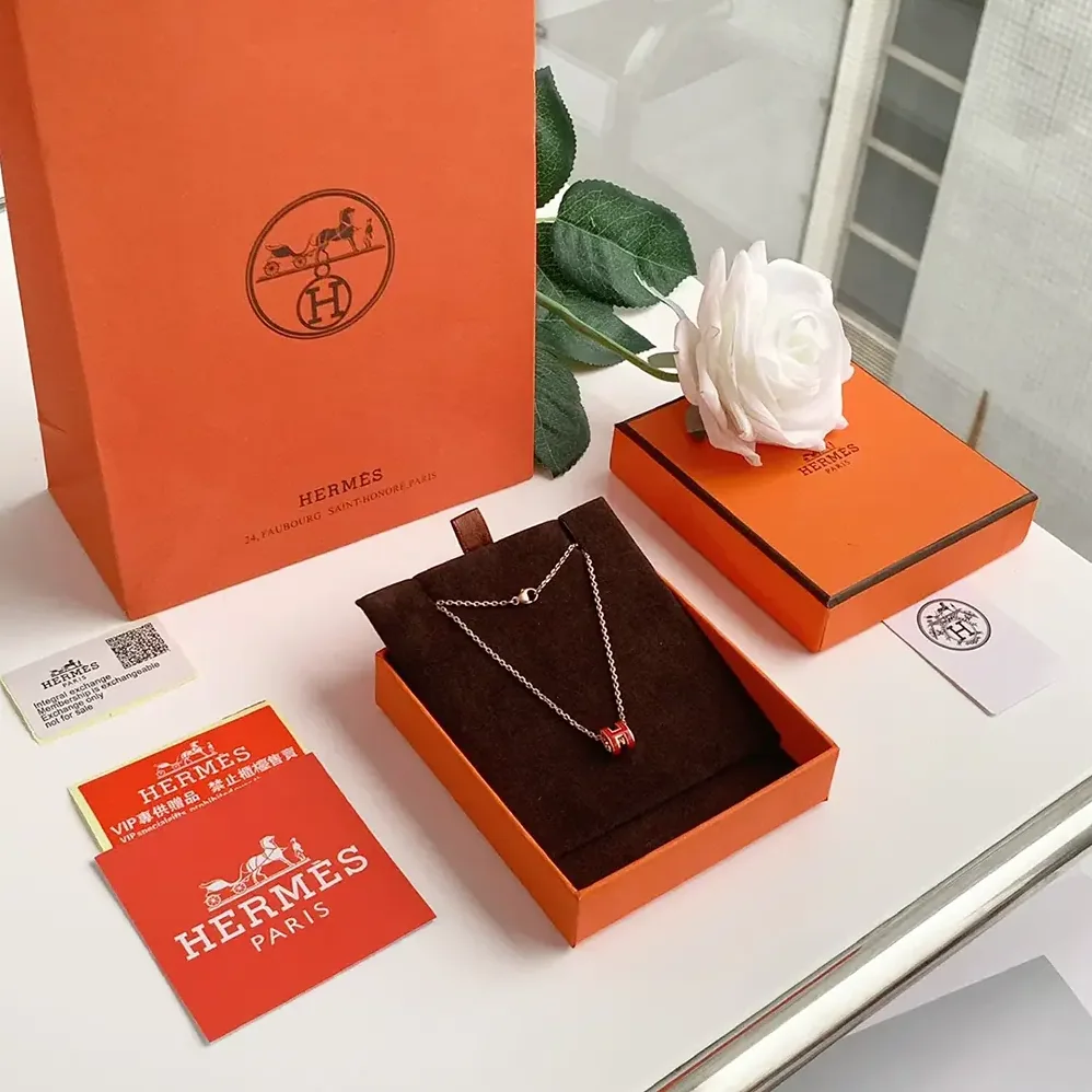 Hermes Mini Pop H Pendant-Red H147992F B7 for Women