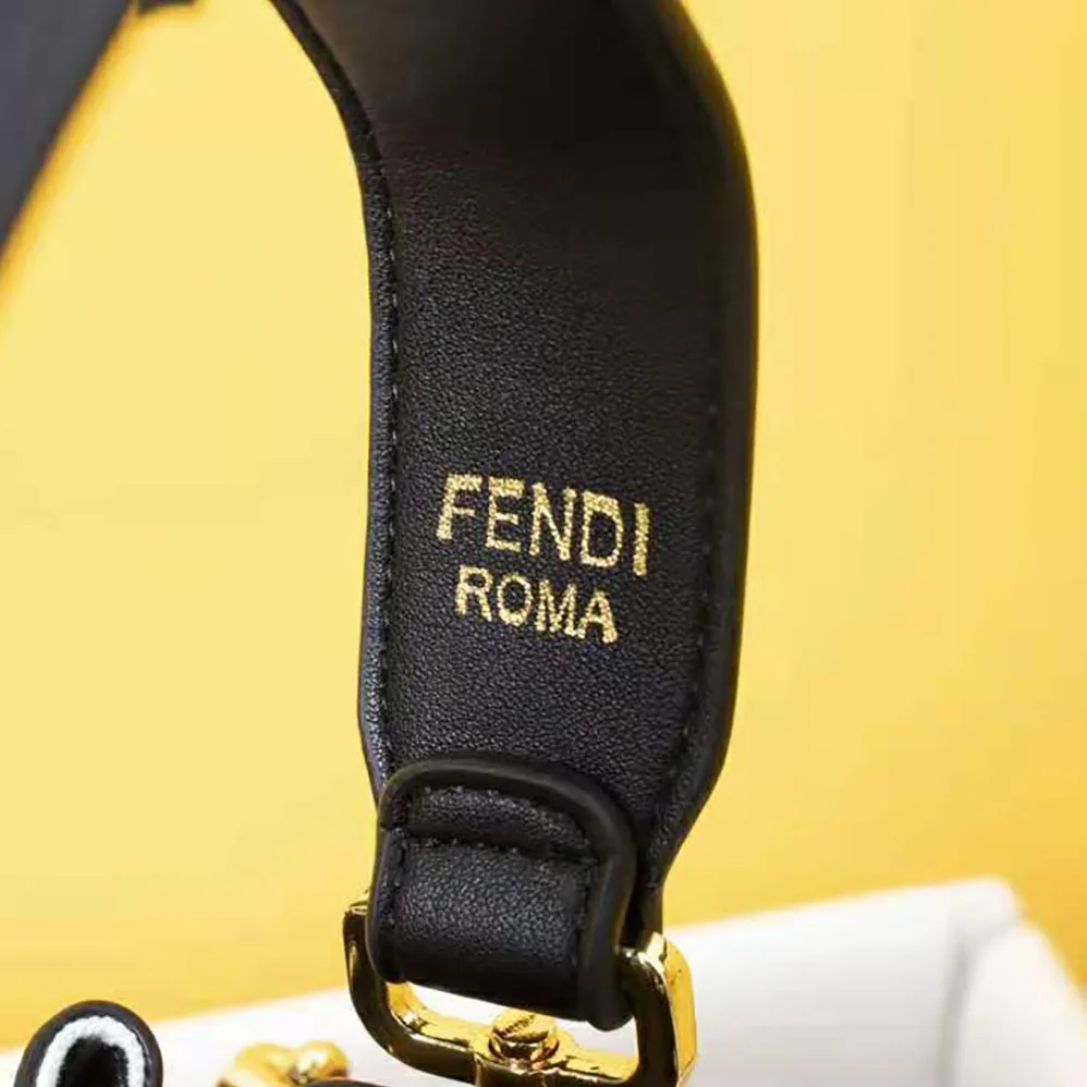 Fendi Mon Tresor White Canvas Mini for Women in Bag Fendi Mon Tresor White Canvas Mini for Women in Bag