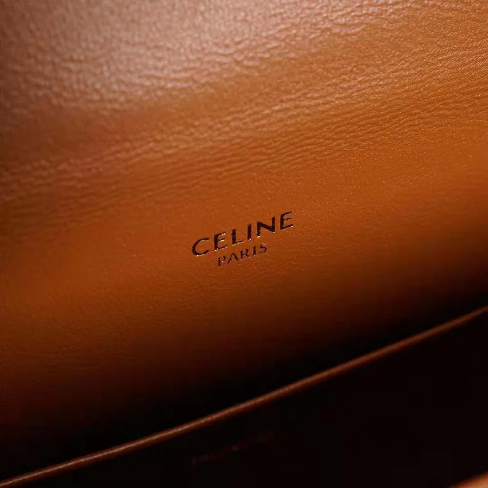 Celine Box Triomphe in Triomphe Canvas and Calfskin for Women Celine Box Triomphe in Triomphe Canvas and Calfskin for Women