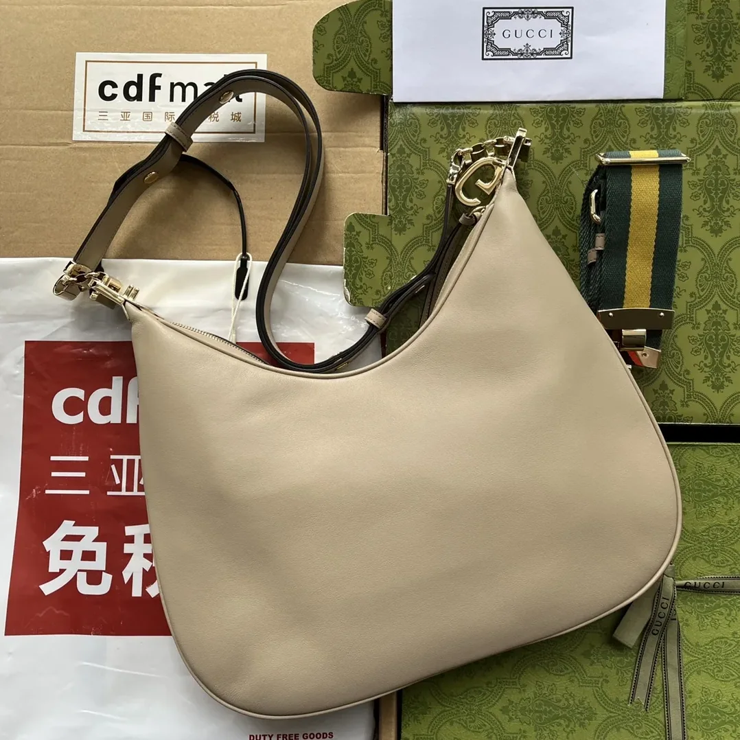 Gucci Atache Large Shoulder Bag Beige Gucci Atache Large Shoulder Bag Beige