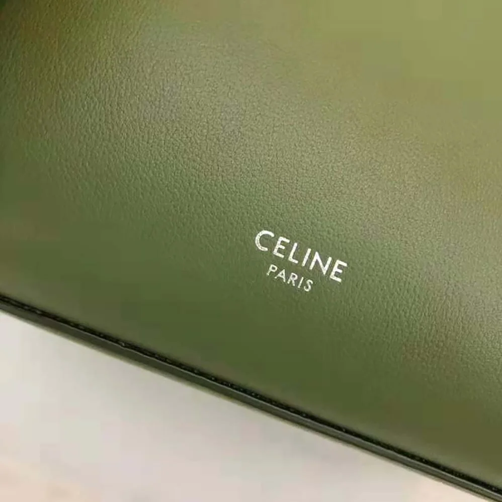 Celine Small Big Bag with Long Strap in Smooth Calfskin for Women in Lime Celine Small Big Bag with Long Strap in Smooth Calfskin for Women in Lime