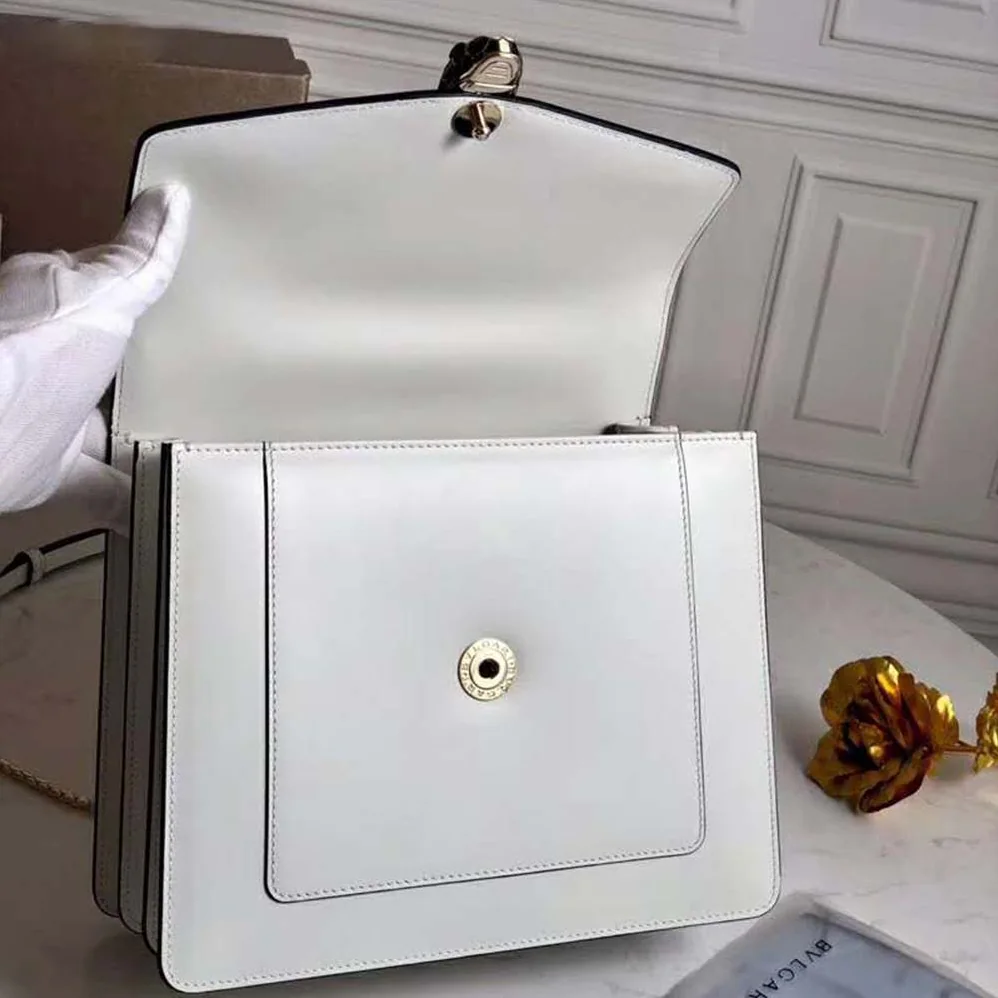 Bvlgari Serpenti Forever Flap Cover for Women in White