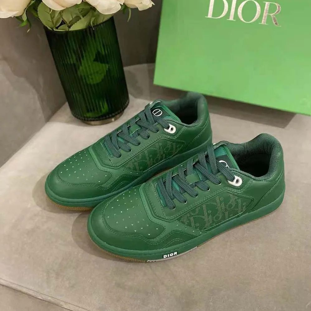 Dior World Tour B27 Low-Top Sneaker for Men in Green Dior World Tour B27 Low-Top Sneaker for Men in Green