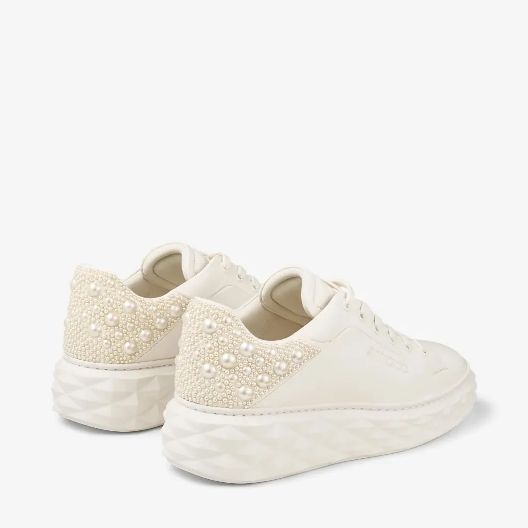 Jimmy Choo Diamond Maxi F II Trainers Latte DIAMONDMAXIFIINVK Jimmy Choo Diamond Maxi F II Trainers Latte DIAMONDMAXIFIINVK