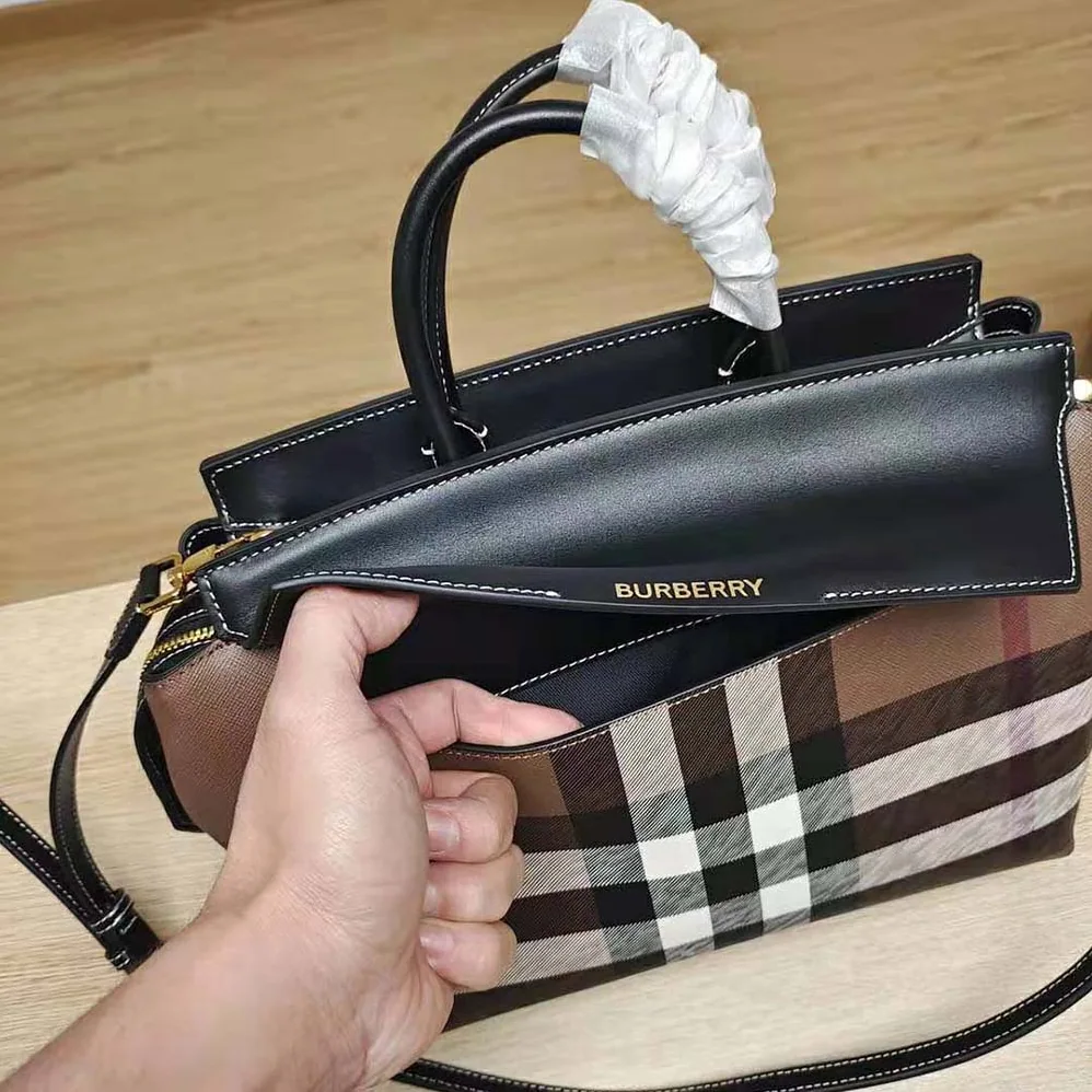 Burberry Check and Leather Medium Catherine Bag for Women