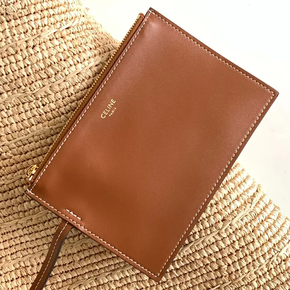 Celine Medium Supple Celine Classic Panier In Raffia And Calfskin for Women Celine Medium Supple Celine Classic Panier In Raffia And Calfskin for Women