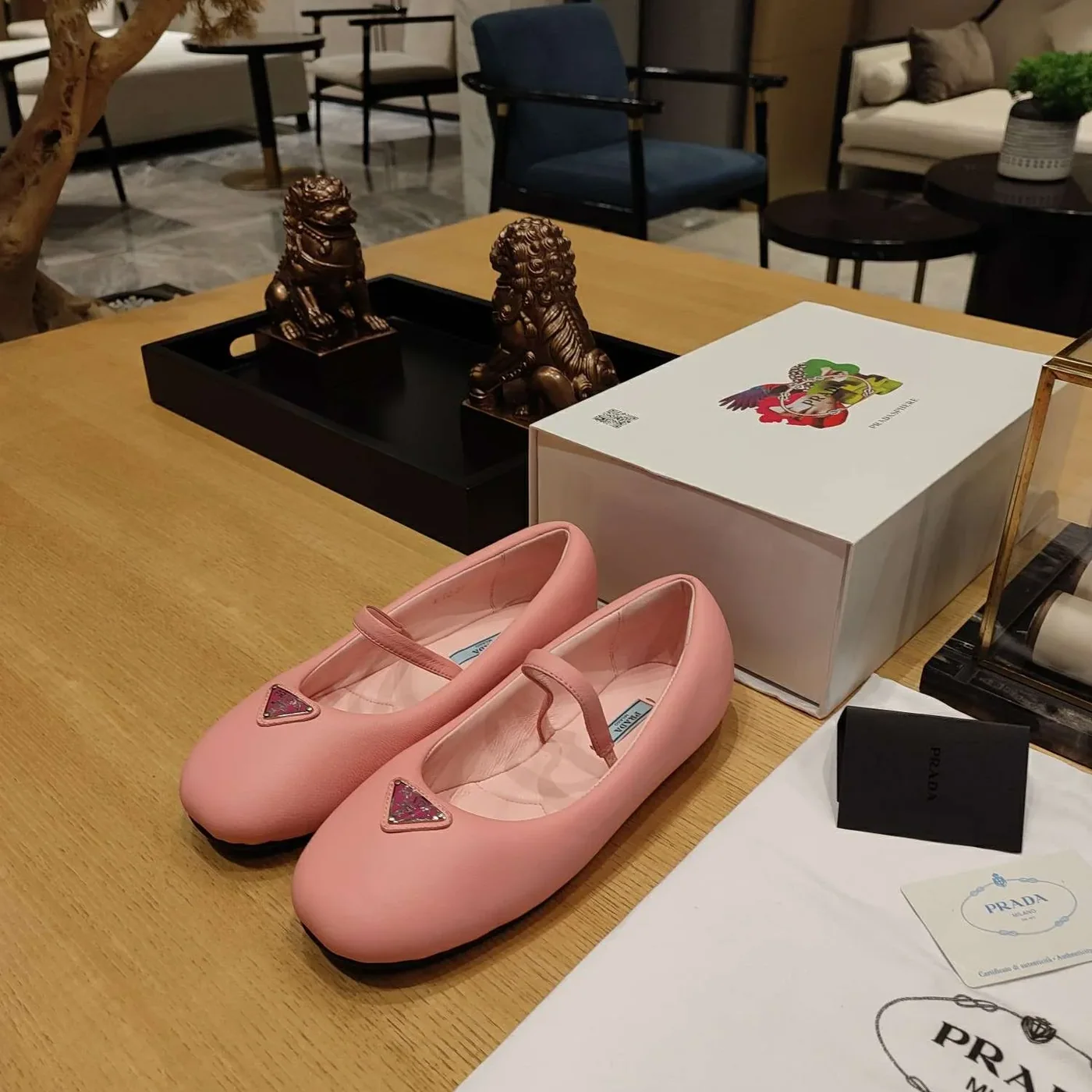 Prada Soft Padded Nappa Ballerinas Light Pink Prada Soft Padded Nappa Ballerinas Light Pink
