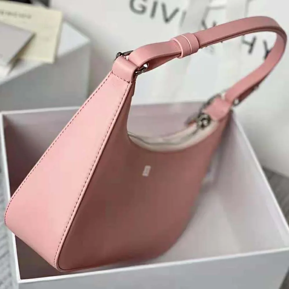 Givenchy Small Moon Cut Out Bag in Leather for Women in Pink Givenchy Small Moon Cut Out Bag in Leather for Women in Pink