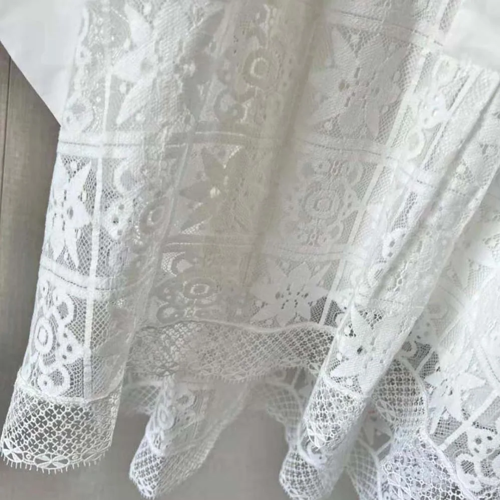 Dior Blouse Ecru Technical Cotton Lace for Women Dior Blouse Ecru Technical Cotton Lace for Women