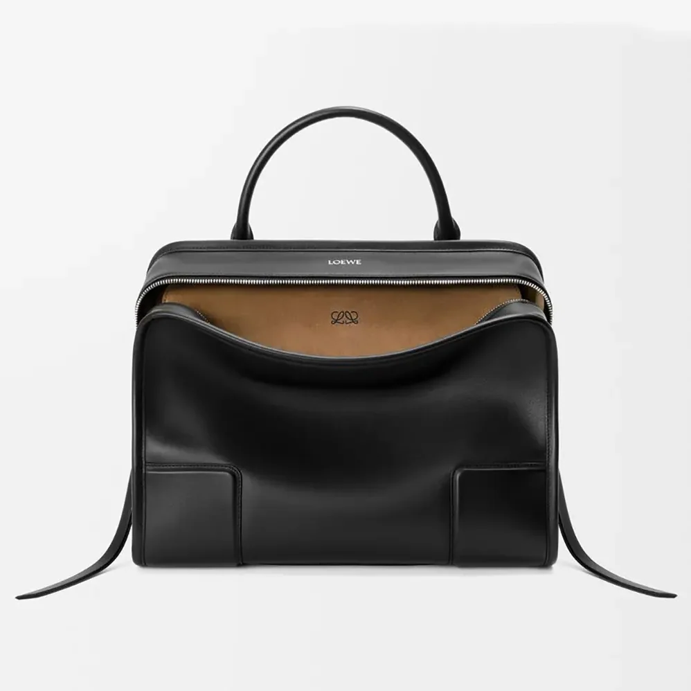 Loewe Large Amazona 180 Bag in Soft Calfskin for Women in Black Loewe Large Amazona 180 Bag in Soft Calfskin for Women in Black