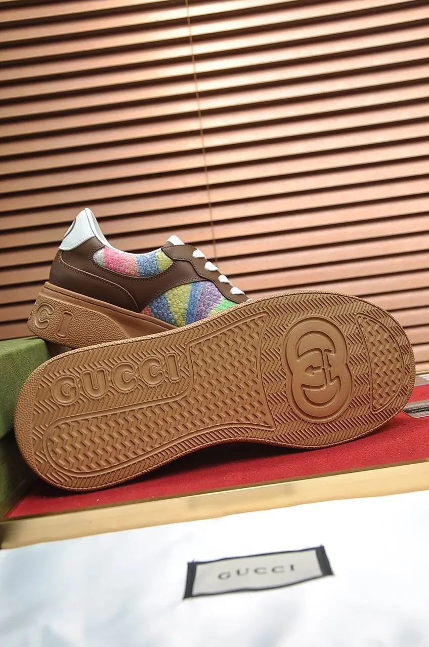 Gucci Sneaker With Pale Rainbow Brown for Men