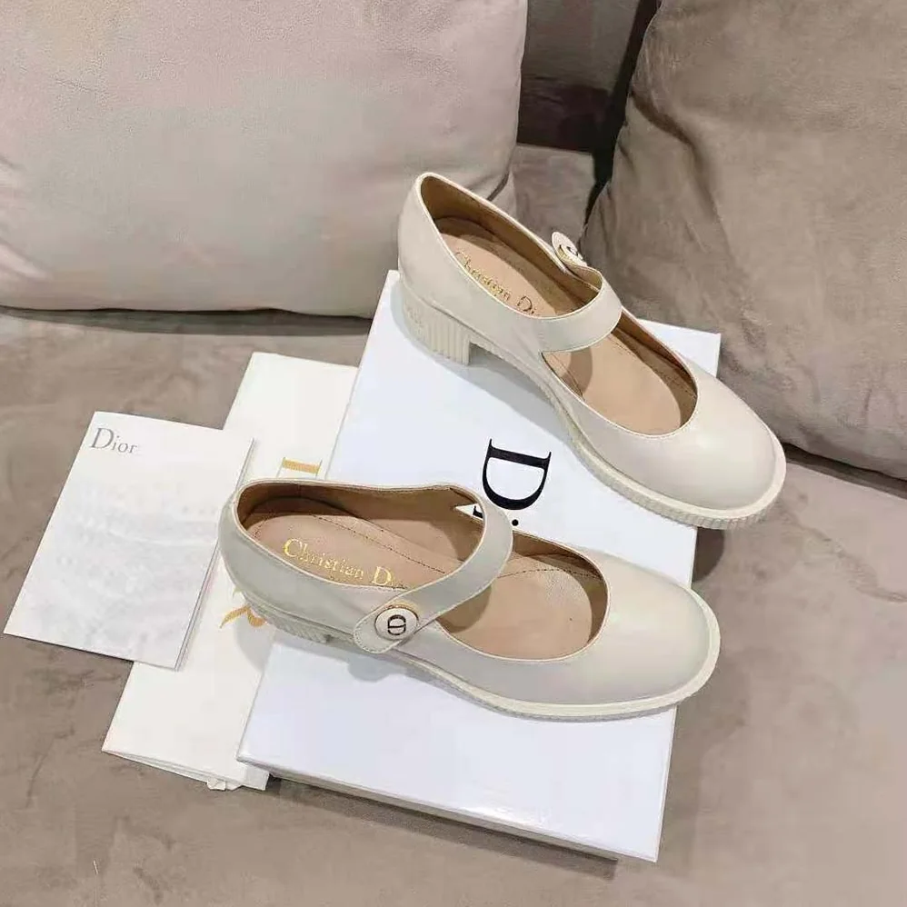Dior D-Doll Pump White Shiny Calfskin for Women