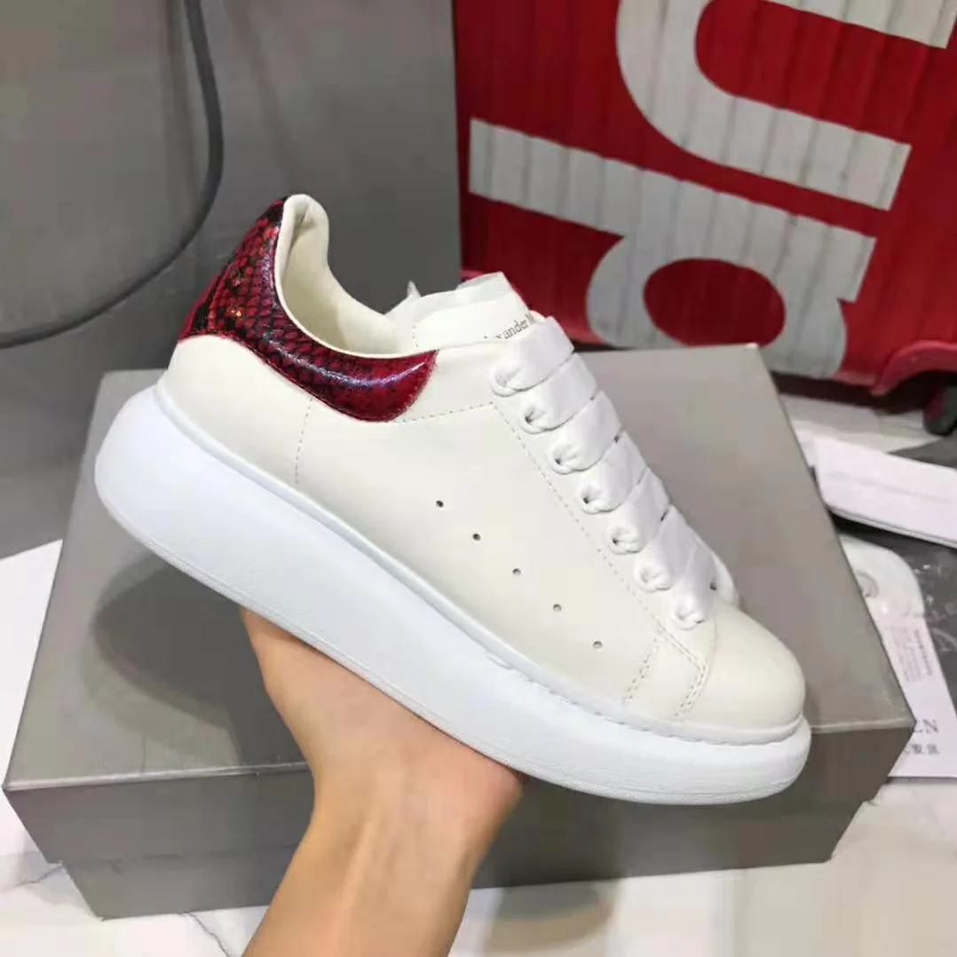 Alexander Mcqueen Oversized Sneaker White Smooth Calfskin Leather Sneaker for Men Alexander Mcqueen Oversized Sneaker White Smooth Calfskin Leather Sneaker for Men
