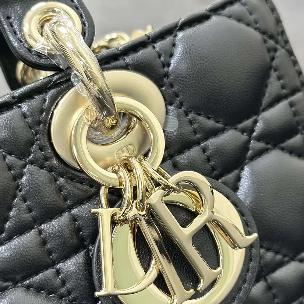 Dior Small Lady D-Joy Bag Black Cannage Lambskin for Women Dior Small Lady D-Joy Bag Black Cannage Lambskin for Women