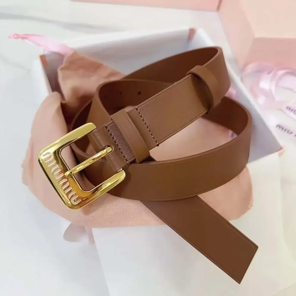 Miu Miu Nappa Leather Belt for Women