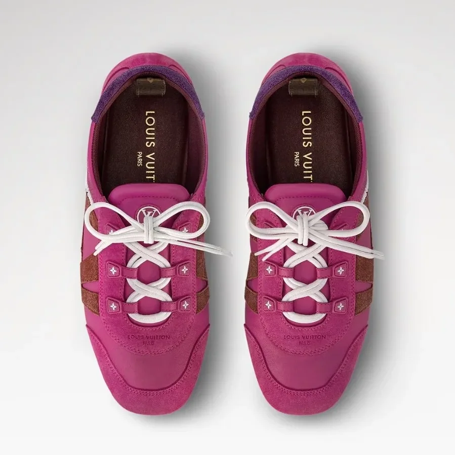 Louis Vuitton LV Sneakerina Fuchsia Pink 1AHNEE Louis Vuitton LV Sneakerina Fuchsia Pink 1AHNEE