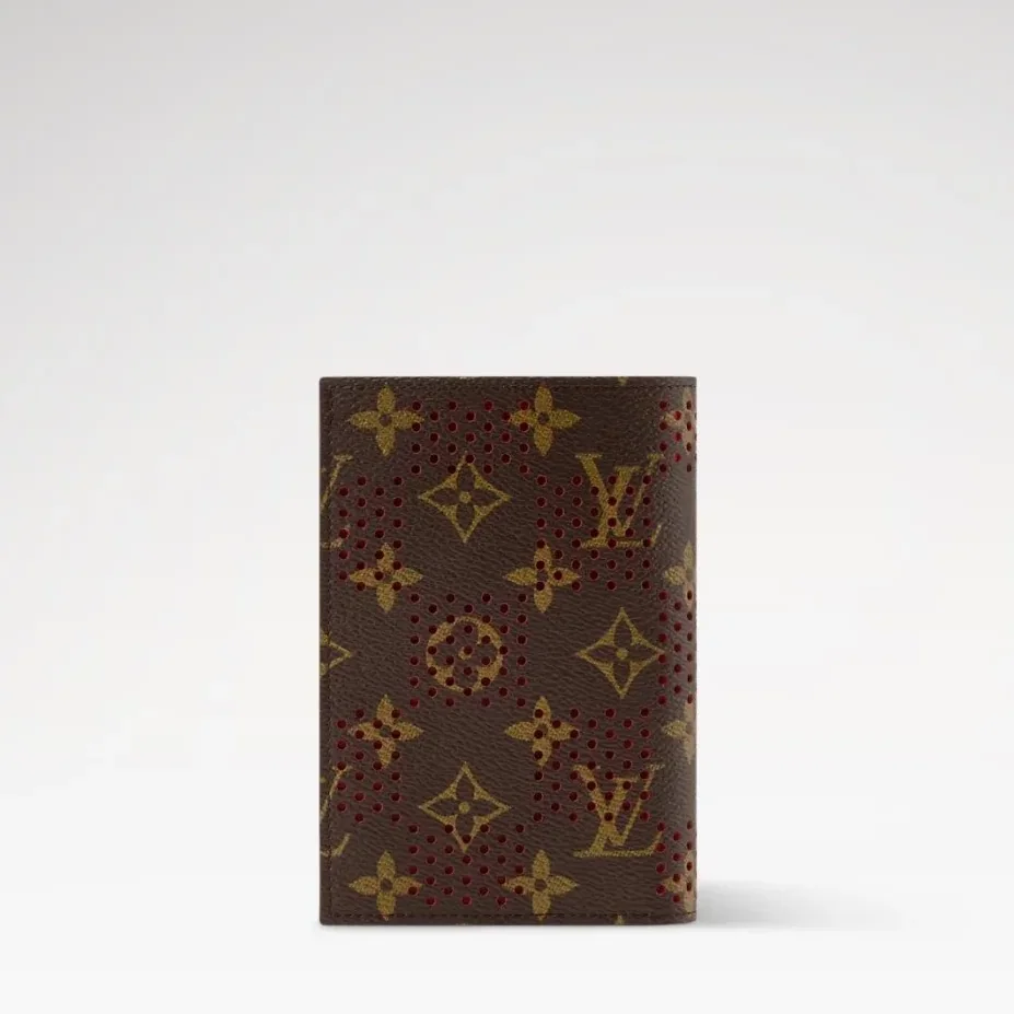 Louis Vuitton Passport Cover in Red Monogram