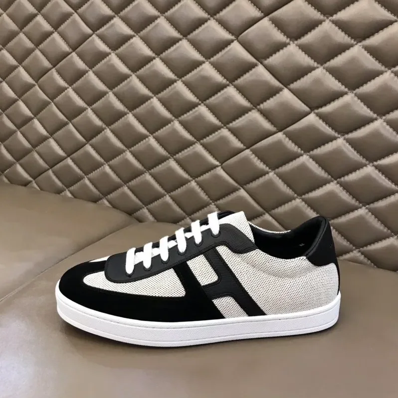 Hermes Boomerang Sneaker Beige in Black Hermes Boomerang Sneaker Beige in Black