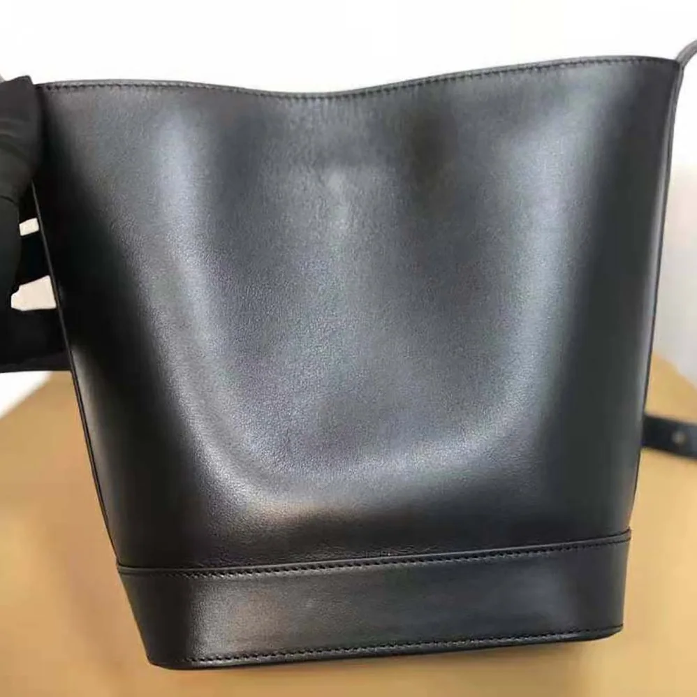 Celine Small Bucket Cuir Triomphe in Smooth Calfskin for Women in Black Celine Small Bucket Cuir Triomphe in Smooth Calfskin for Women in Black
