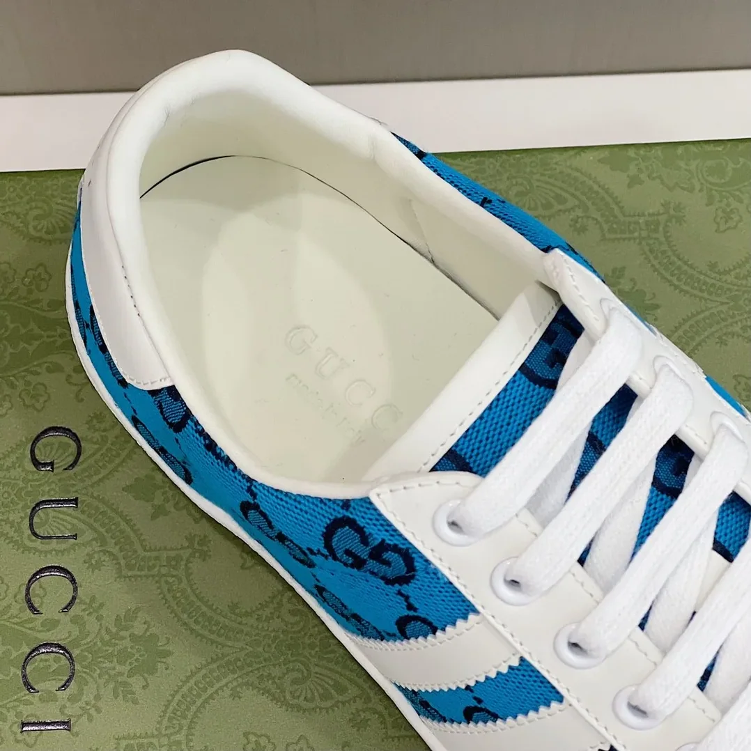 Gucci x Adidas GG Sneakers Light Blue for Men