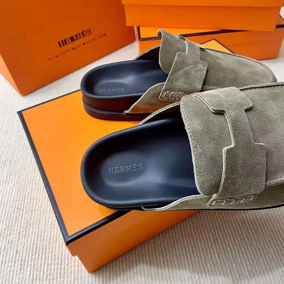 Hermes Go Mule Green