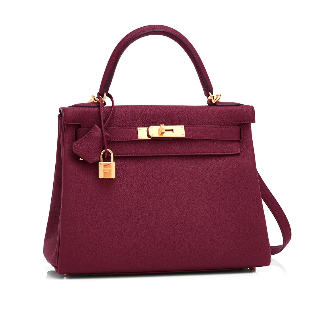 Hermes Kelly Sellier 32 Bag in Togo Leather in Purple Hermes Kelly Sellier 32 Bag in Togo Leather in Purple