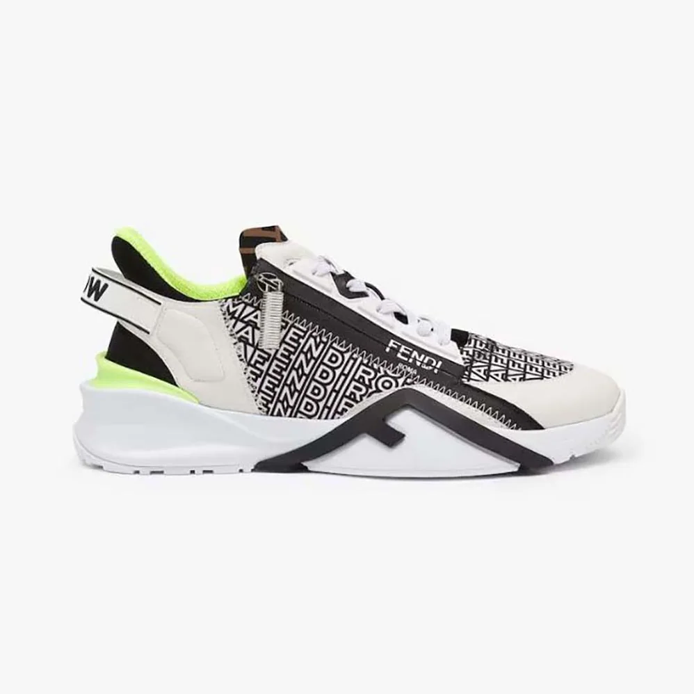 Fendi Flow White Nylon Fendi by Marc Jacobs Running Sneakers for Men