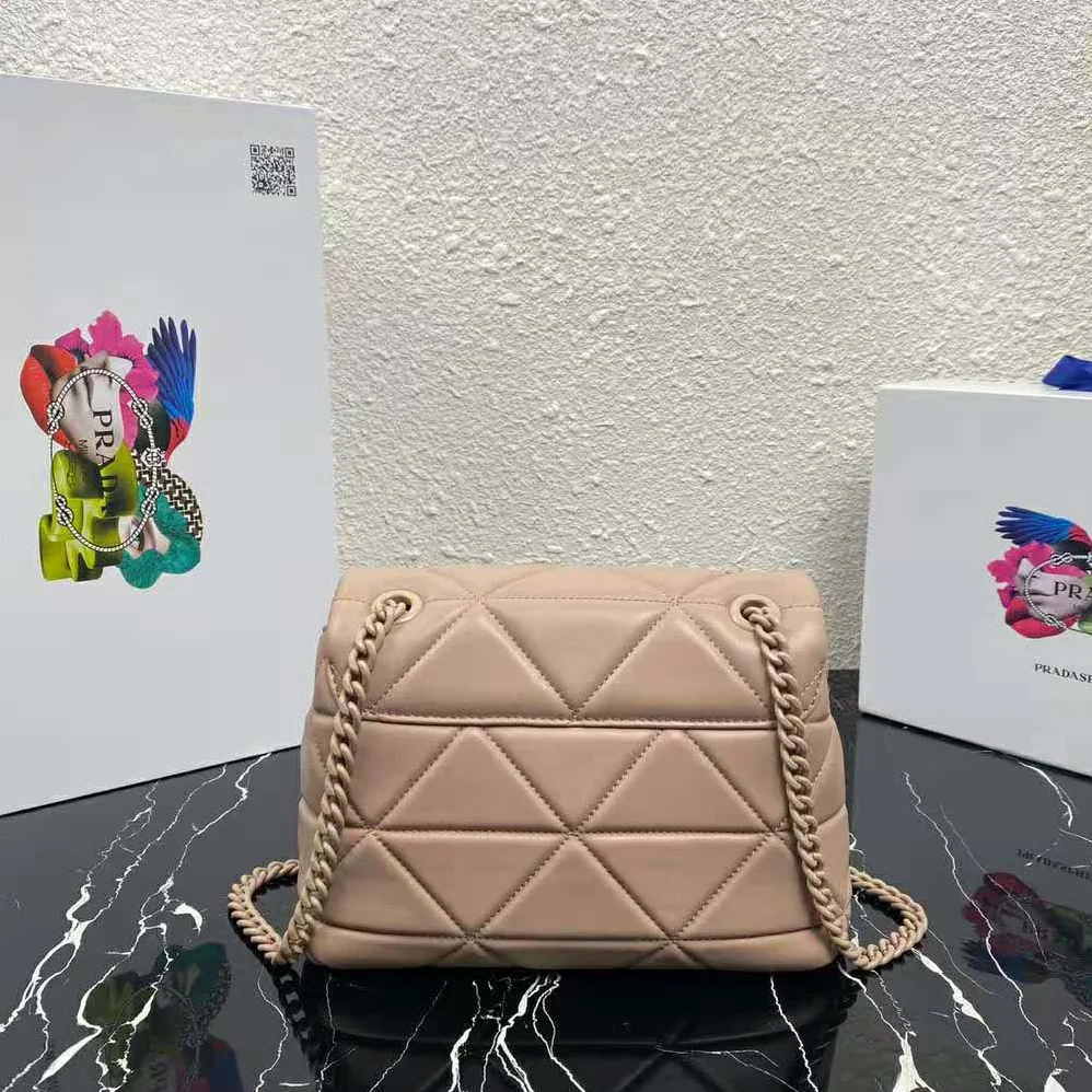 Prada Small Nappa Leather Prada Spectrum Bag for Women in Pink