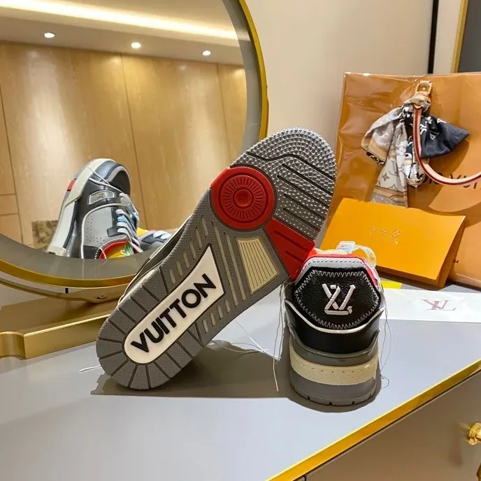 Louis Vuitton Trainer Sneaker Rubber Grain Multiple Color Virgil Abloh