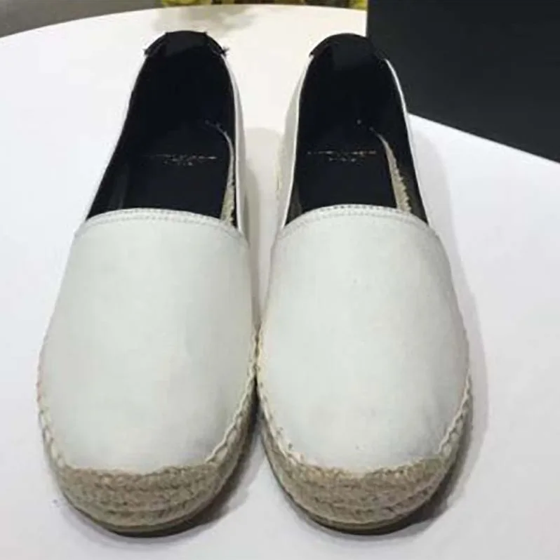 Saint Laurent YSL Shoes Embroidered Espadrilles in Cotton for Women in White Saint Laurent YSL Shoes Embroidered Espadrilles in Cotton for Women in White