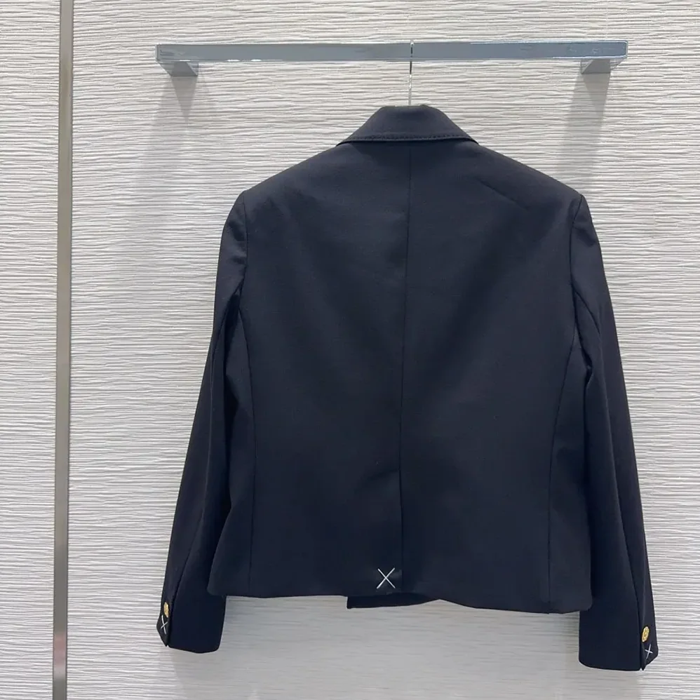 Celine Colonne Blazer in Wool Gabardine for Women