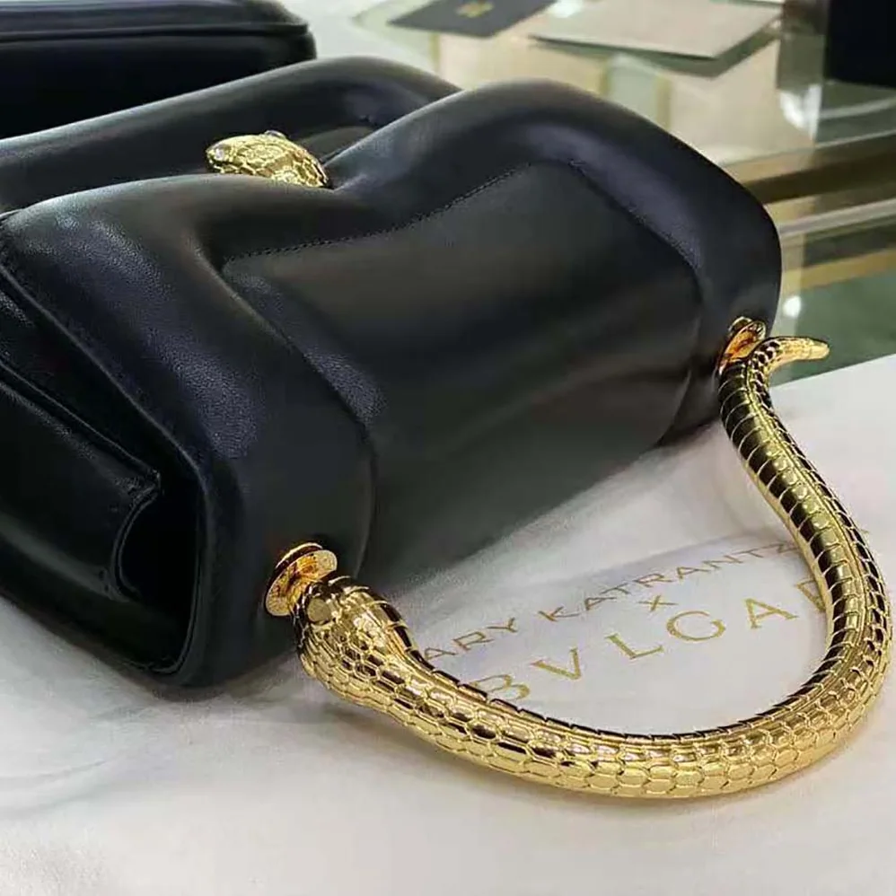 Bvlgari Mary Katrantzou X Bvlgari Top Handle for Women in Black Bvlgari Mary Katrantzou X Bvlgari Top Handle for Women in Black