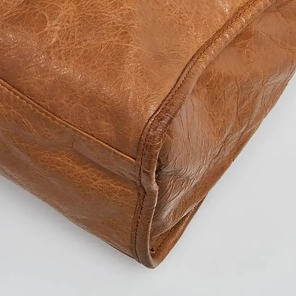 Balenciaga Le City Medium Bag Metallized in Brown for Women Balenciaga Le City Medium Bag Metallized in Brown for Women
