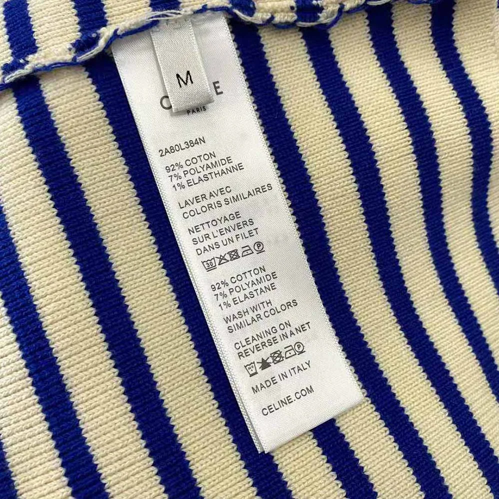 Celine Boxy Mariniere Sweater in Striped Cotton for Women Celine Boxy Mariniere Sweater in Striped Cotton for Women