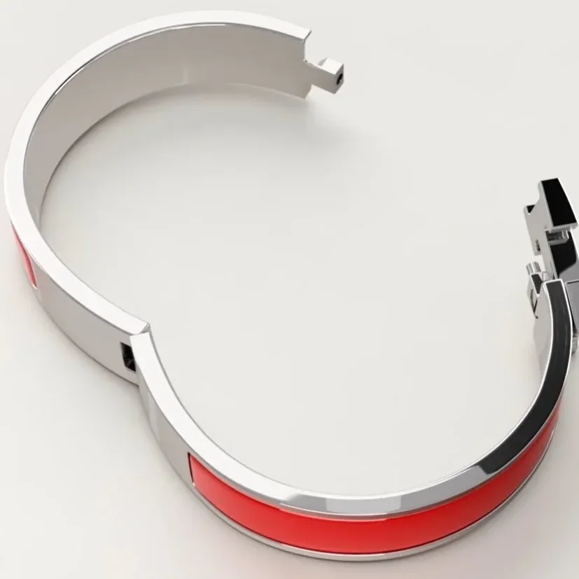 Hermes Clic H Bracelet Rouge Amarante Hermes Clic H Bracelet Rouge Amarante