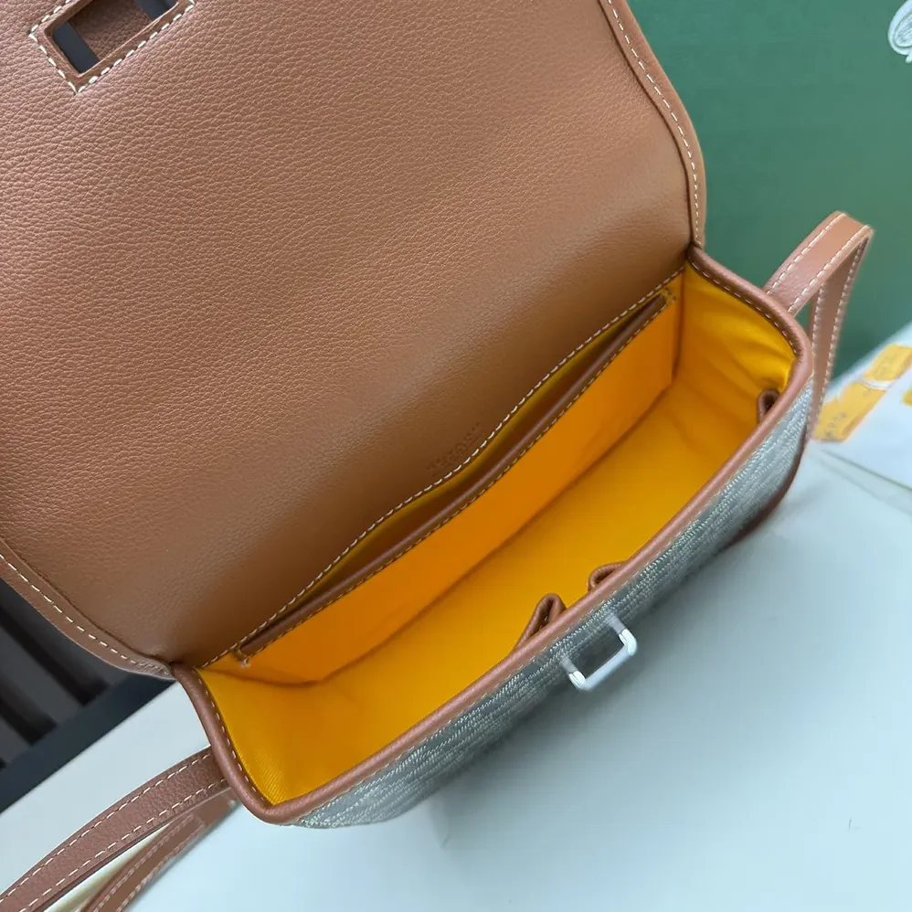 Goyard Belvedere Mm Bag for Unisex in Tan