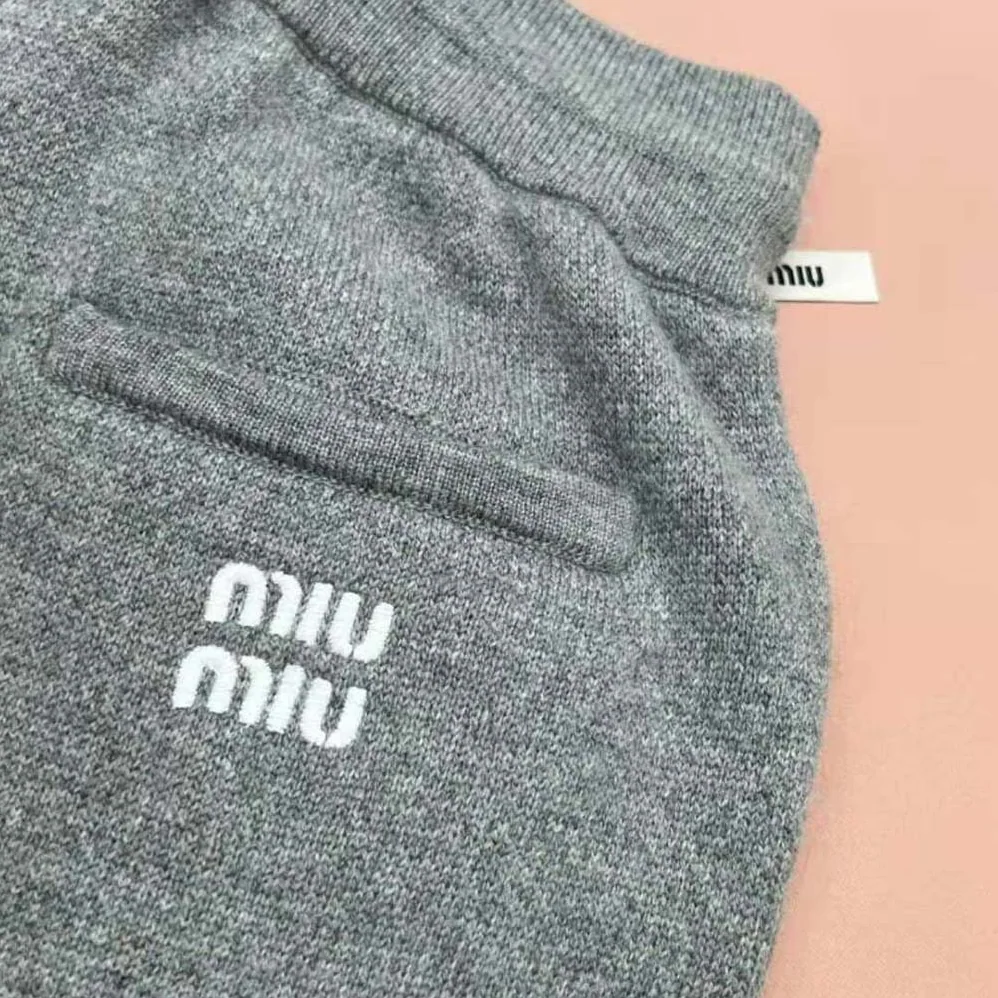Miu Miu Wool and Cashmere Shorts for Women Miu Miu Wool and Cashmere Shorts for Women