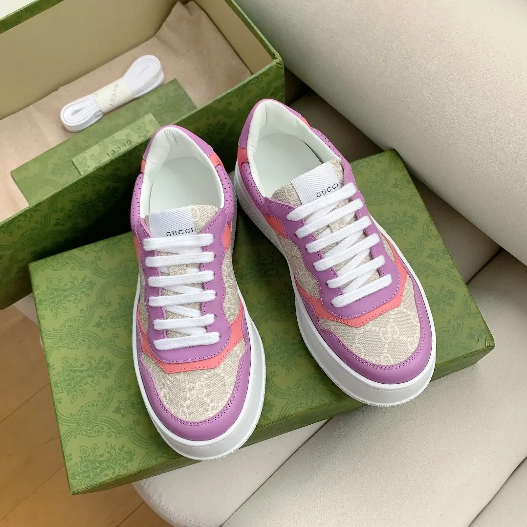 Gucci GG Sneaker Pink And Purple Supreme for Men